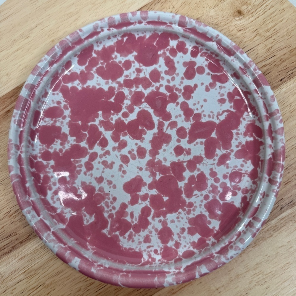 Bennington Potters Pink Agate Salad Plate 7.5 Inch